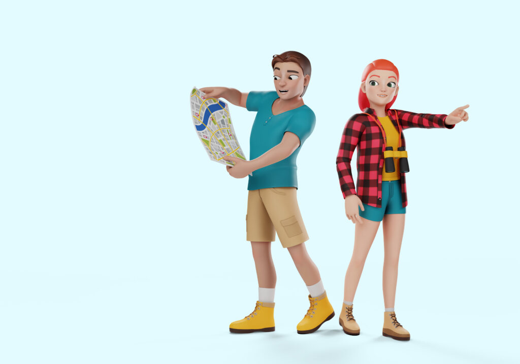 3D people design for product advertisement