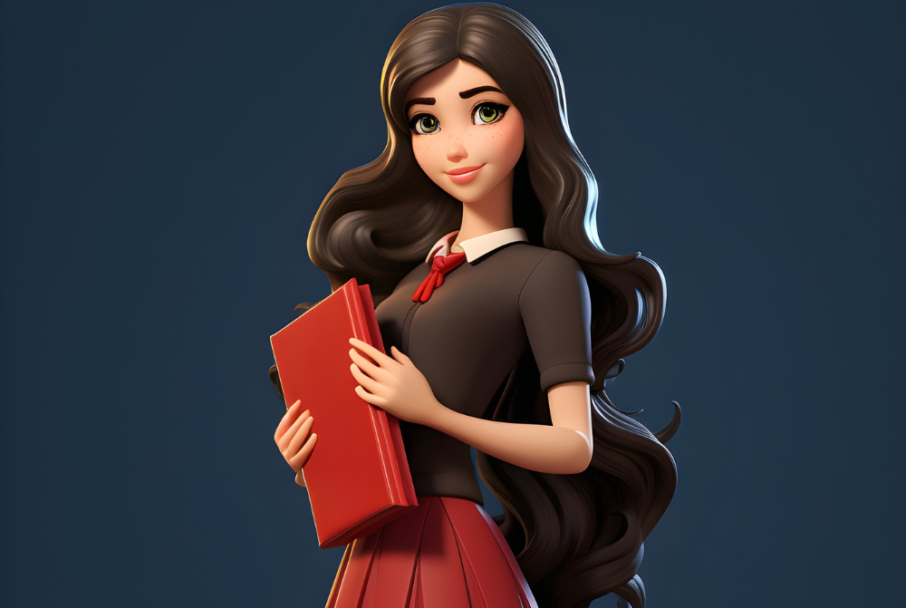 3D Female Model for Online Games