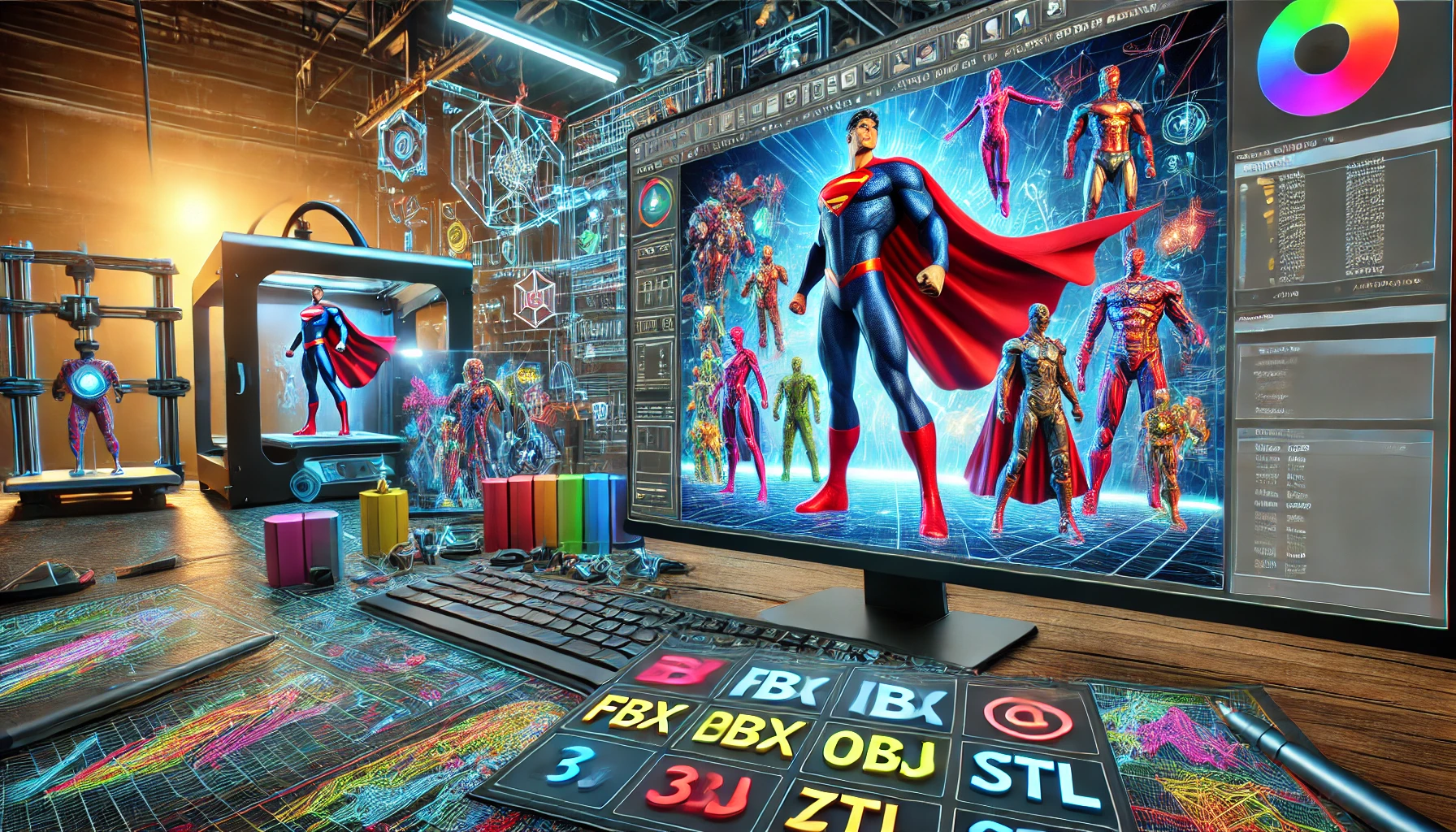 Unleash Your Creativity with Superheroes 3D Models: A Beginner’s Guide