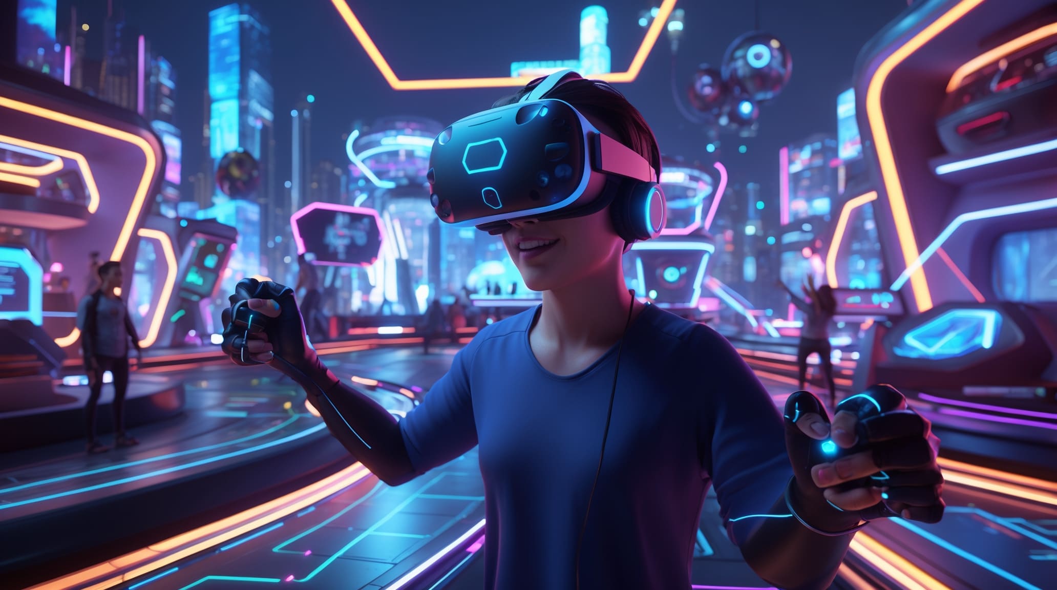 Creating immersive VR Experience with 3D Game Design